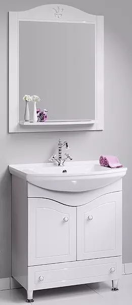 Мебель для ванной «Aqwella» Франческа 85 белая - фото 1