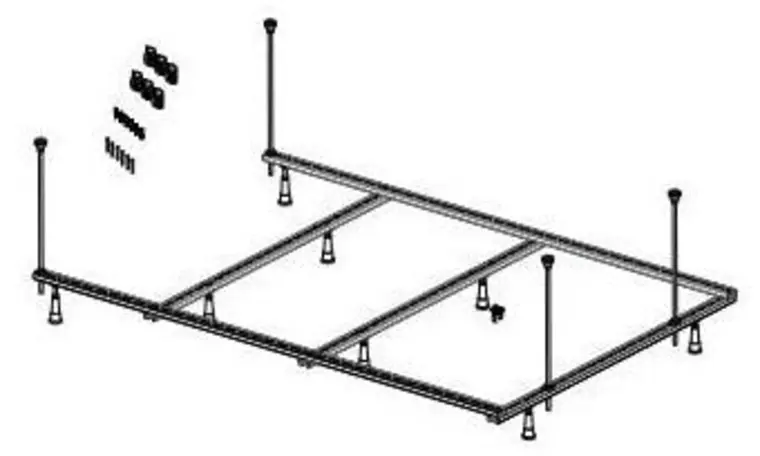 

Каркас под ванну «Riho» Savona Pootset 16 серый