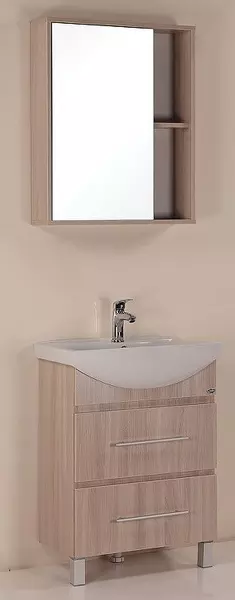 Мебель для ванной «Onika» Дельта 60.13 ясень шимо светлый - фото 1
