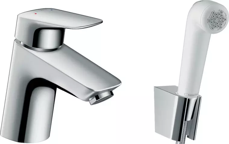 

Смеситель для раковины с гигиеническим душем «Hansgrohe» Logis 71290000 хром