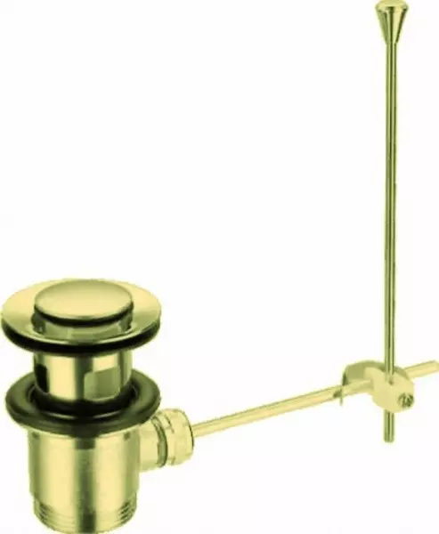Донный клапан для раковины «Cezares» Articoli Vari CZR-SA2-03 полуавтомат золото, размер 6 - фото 1