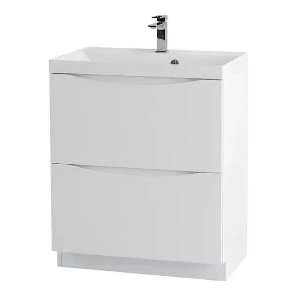 

Тумба с раковиной «Belbagno» Marino 60 (BB600/450-LV-MR-AST) Bianco Lucido