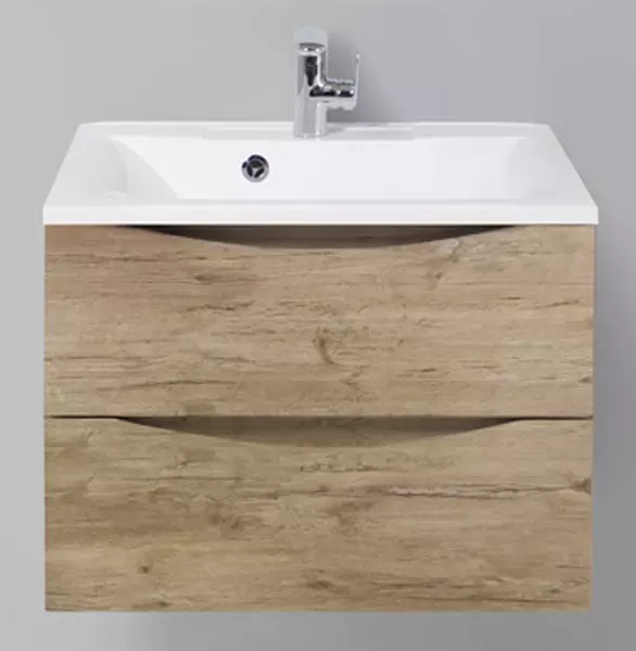 

Тумба с раковиной «Belbagno» Marino 65 (BB650/450-LV-MR-PR) подвесная Rovere Nature