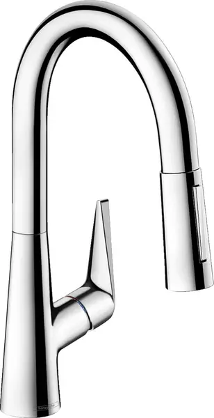 

Смеситель для кухонной мойки «Hansgrohe» Talis M51 72815000 с выдвижным изливом хром