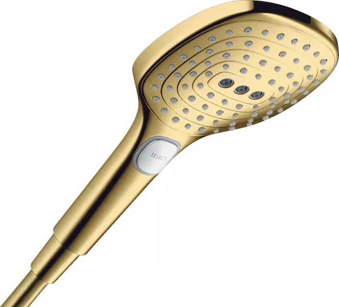 

Ручная лейка «Hansgrohe» Raindance Select E 26520990 полированное золото