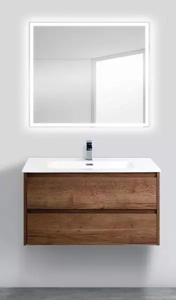 

Мебель для ванной подвесная «Belbagno» Kraft 90 Rovere Tabacco