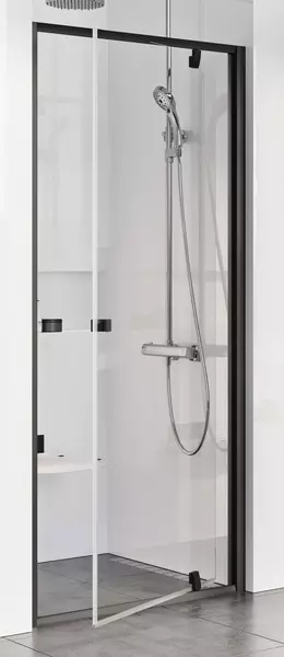 

Душевая дверь «Ravak» Pivot PDOP1 90/190 Transparent/чёрная универсальная