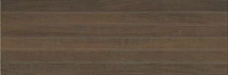 Настенная плитка «Kerama Marazzi» Семпионе Matt. 89,5x30 13096R коричневый тёмный