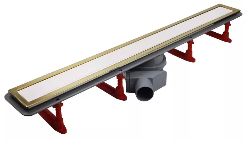 

Душевой лоток «Pestan» Confluo Premium Line 950 13100126 боковой выпуск White Glass/Gold