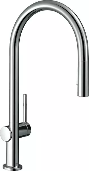 

Смеситель для кухонной мойки «Hansgrohe» Talis M54 72800000 с выдвижным изливом хром