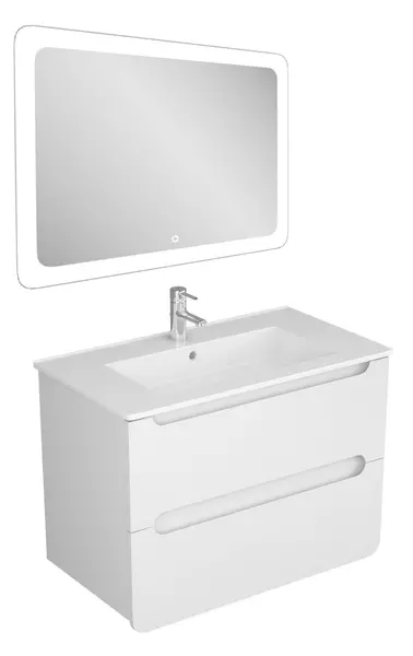 Мебель для ванной подвесная «Veneciana» Orinoko 85 белая - фото 1