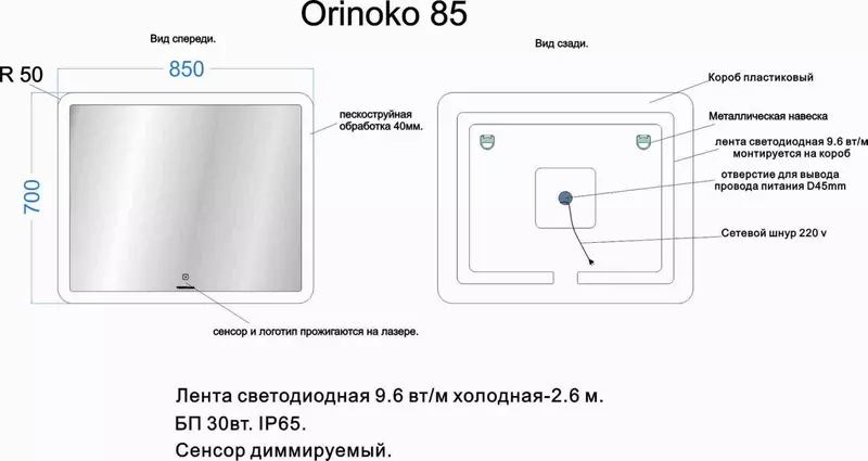 Цвет ориноко в мебели