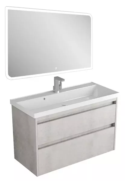 Мебель для ванной подвесная «Veneciana» Muskat 100 светлый камень - фото 1