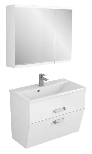 Мебель для ванной подвесная «Veneciana» Fabia 80 белая - фото 1