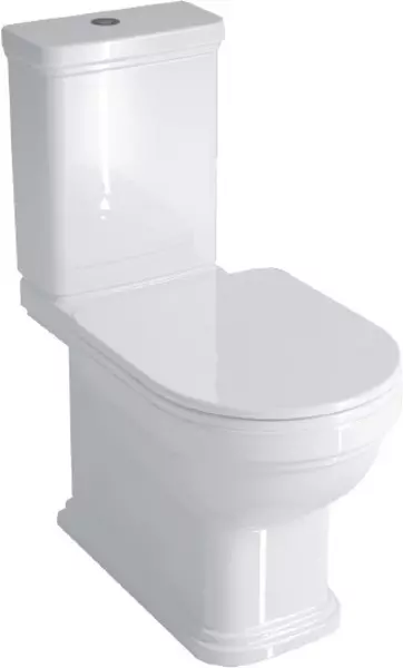 Унитаз компакт «Kerama Marazzi» Pompei PO.cis.01 + PO.wc.01/ PO.seat.01\WHT белый с сиденьем дюропласт с микролифтом белое