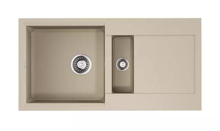 

Мойка для кухни «Omoikiri» Sakaime 86 2 SA 86/44 искусственный камень бежевая универсальная
