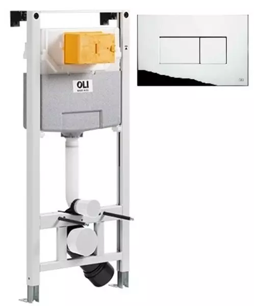 

Инсталляция для унитаза с кнопкой «Oli» OLI 120 ECO Sanitarblock pneumatic кнопка Karisma хром