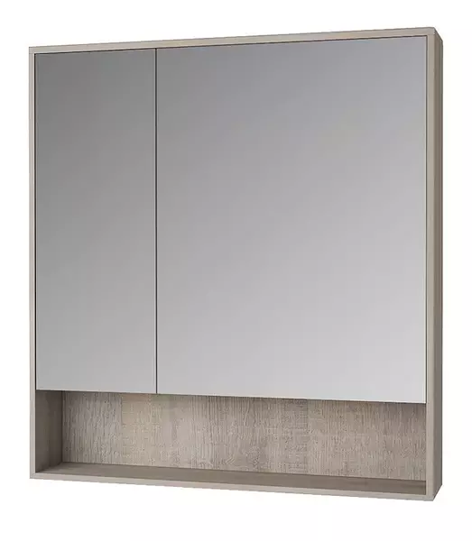 Зеркальный шкаф «Spectrum» Киото 70 арт 15 без света дуб сонома