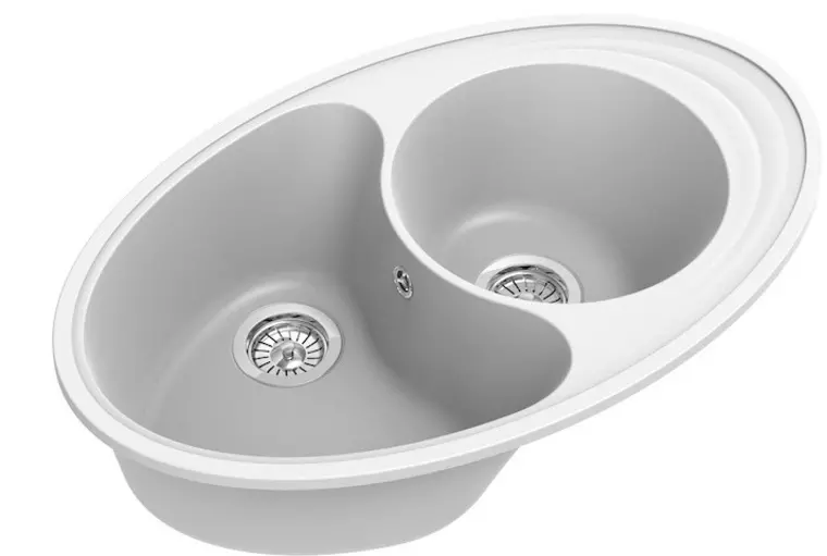 

Мойка для кухни «Ewigstein» Elegant W90KF 83/52 искусственный камень иней