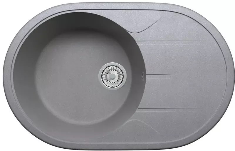 

Мойка для кухни «Tolero» Classic R-116 78/50 №701 искусственный камень серая