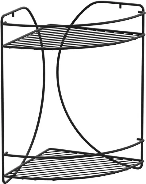 

Угловая полка в ванну «Fora» Бабочка FOR-RUS002BL на стену чёрный