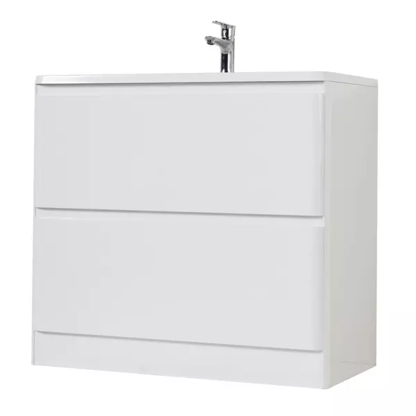 

Тумба с раковиной «Belbagno» Albano 90 (BB900/455-LV-MR-ALR) Bianco Lucido