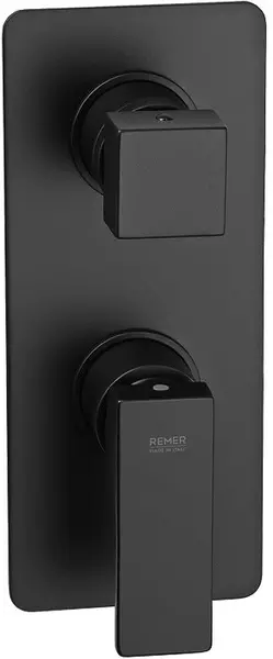 

Внешняя часть смесителя «Remer» Absolute AU92KBNO чёрная матовая