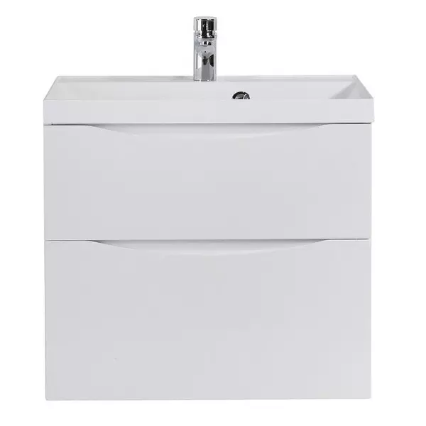 

Тумба с раковиной «Belbagno» Marino H-60 90 (BB900/450-LV-MR-AST) подвесная Bianco Lucido