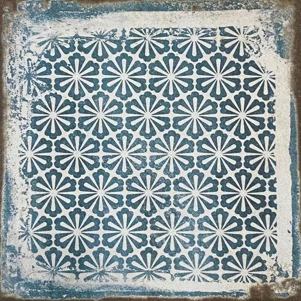 Напольный декор «Decocer Ceramica» Toscana Matt. 20x20 С0004787 blue