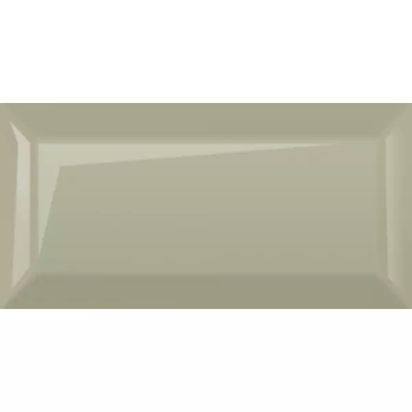 Настенная плитка «Golden Tile» Metrotiles грань 20x10 46R061 оливковый