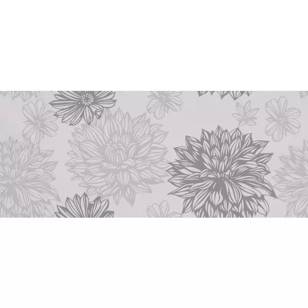 Настенная плитка «Golden Tile» Osaka Flower 50x20 522251 серый