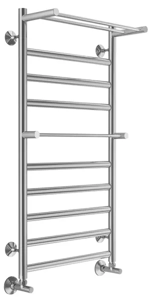Водяной полотенцесушитель «Terminus» Хендрикс П10 53/100 хром с полкой