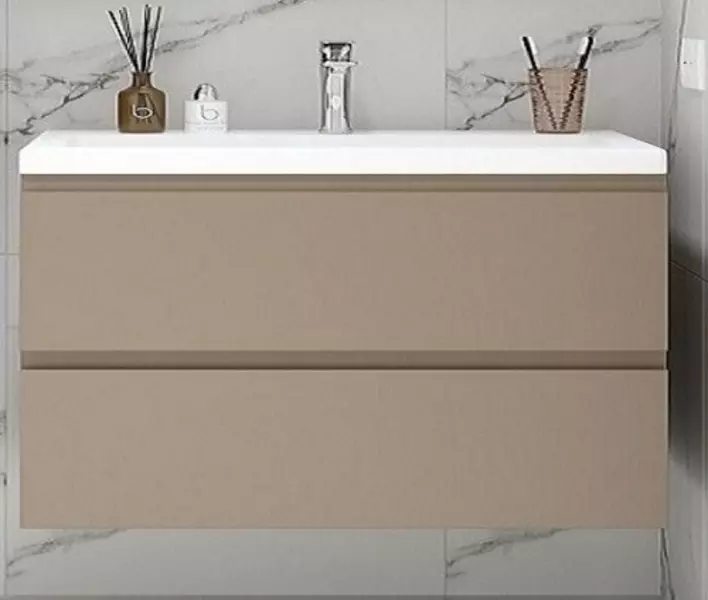 

Тумба с раковиной «Art&Max» Bianchi 90 (Am-lav 90) подвесная капучино матовый