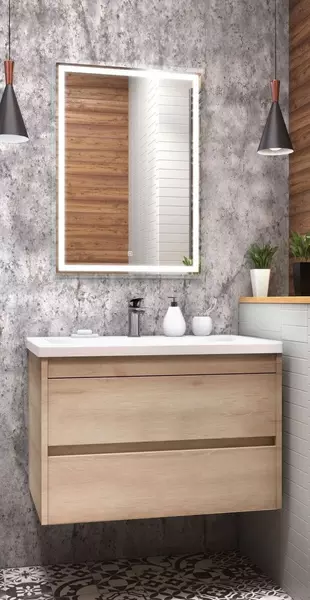 Мебель для ванной подвесная «Art&Max» Family 90 Pino Bianco - фото 1