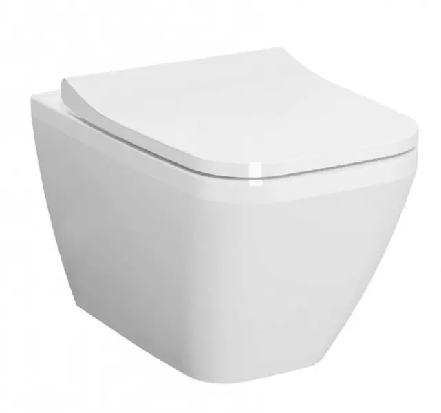 

Подвесной унитаз безободковый «Vitra» Integra Square 7082B003-0075 (191-003-009) белый с сиденьем дюропласт с микролифтом