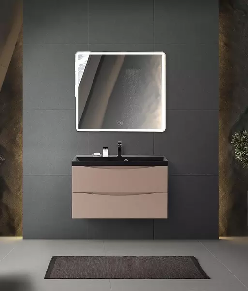 

Тумба с раковиной «Belbagno» Marino 90 (BB900/450-LV-ART-AST-NERO) подвесная Cappuccino Lucido