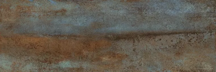 Настенная плитка «Alma Ceramica» Oxide Glossy 74x24,6 TWU12OXD40R коричнево-синий