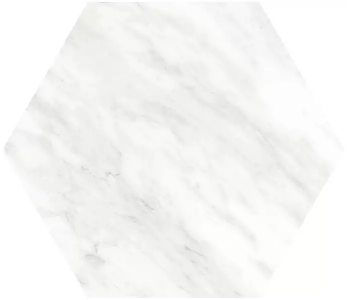 Напольная плитка «ITT Ceramic» Volakas Hexa Matt. 26,7x23,2 00000016248 белый