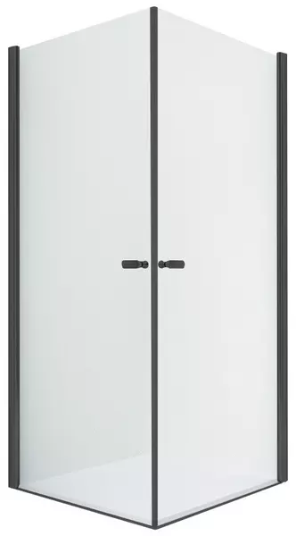 

Душевой угол-ограждение «New Trendy» New Soleo 2D Black 70/80 прозрачный/чёрный матовый прямоугольный без поддона универсальный