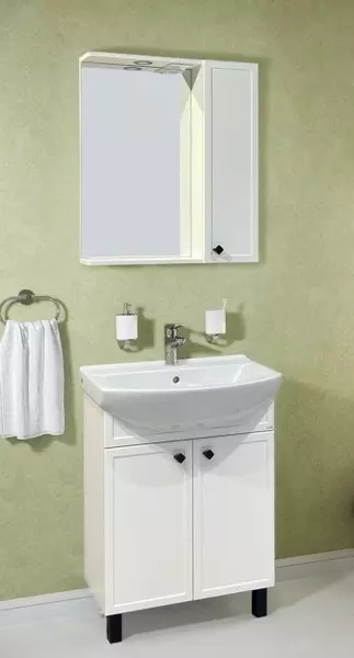 Мебель для ванной «Runo» Римини 65 белая - фото 1
