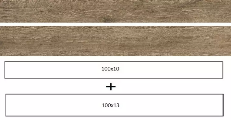 Напольная плитка «Ragno» Woodreal Matt. 100x13 2 формата 100x10+100x13 R5SA caramello