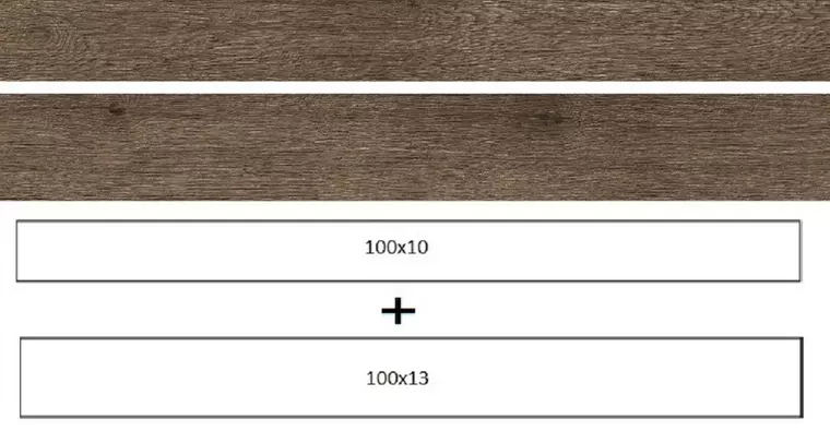 Напольная плитка «Ragno» Woodreal Matt. 100x13 2 формата 100x10+100x13 R5SC marrone