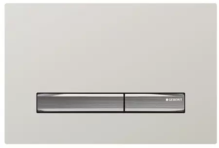 

Кнопка смыва «Geberit» Sigma 50 115.788.JL.2 песочно-серое стекло/хром