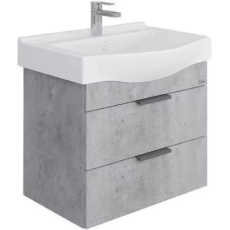 Мебель для ванной подвесная «Onika» Девис 65.13 бетон чикаго - фото 1