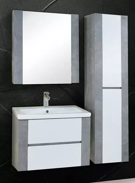 Мебель для ванной подвесная «Onika» Стоун 70.13 ателье светлое - фото 1