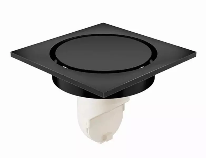 

Трап для душа «Orange» TR01-003 100х100 TR01-003b вертикальный выпуск чёрный