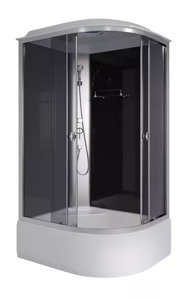 

Душевая кабина «Niagara» E120/80/40L/TN 120/80 высокий поддон тонированная/чёрная левая