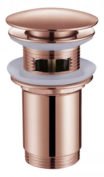 Донный клапан для раковины «Abber» AF0010RG с механизмом Клик-Клак розовое золото, размер 6 - фото 1