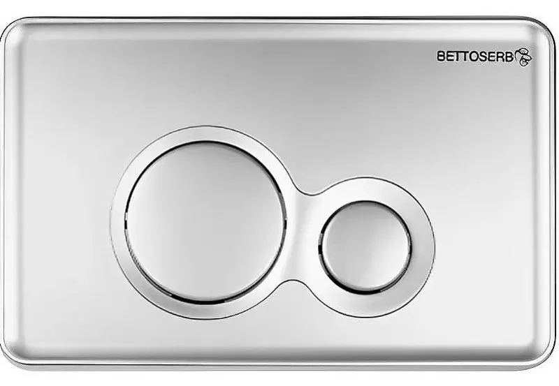 

Кнопка смыва «Bettoserb» Twin 40006462 хром матовый