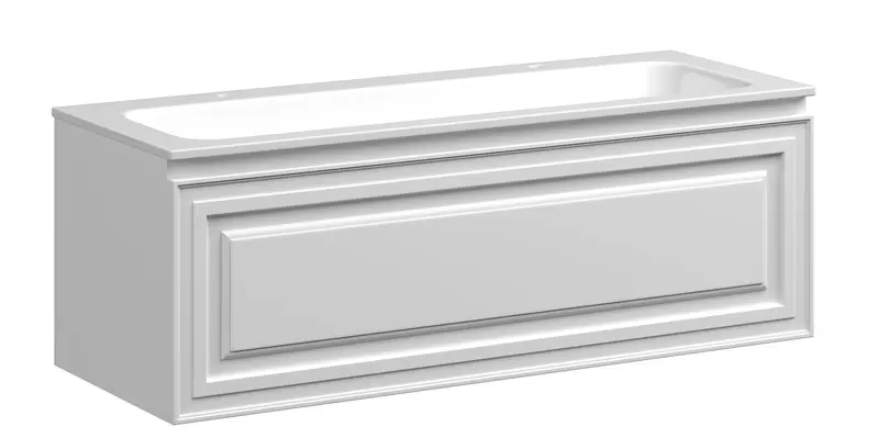 

Тумба с раковиной «Sancos» Very 119,5 (Element 121/46 двойная) подвесная Bianco